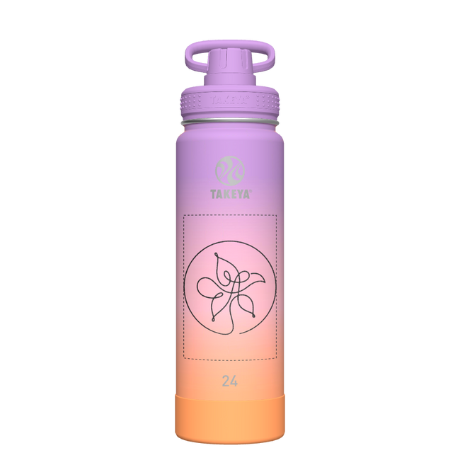 Actives Ombre Water Bottle With Spout Lid - customized