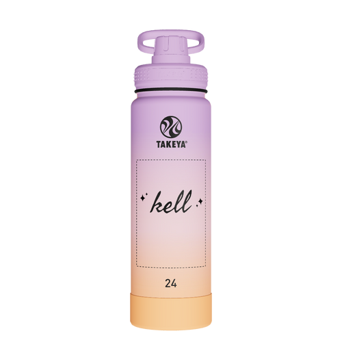 Actives Water Bottle With Spout Lid - customized