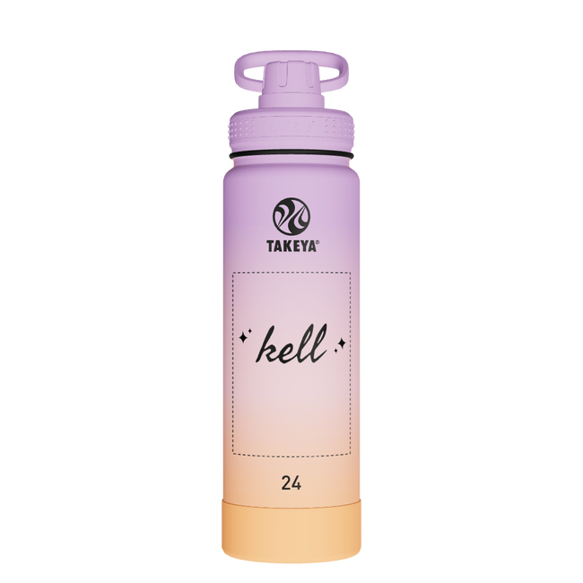 Actives Water Bottle With Spout Lid - customized