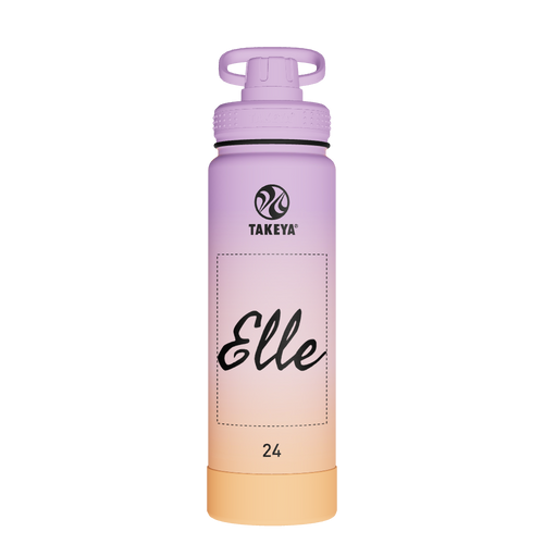 Actives Water Bottle With Spout Lid - customized