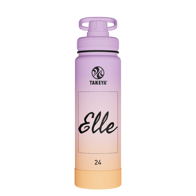 Actives Water Bottle With Spout Lid - customized