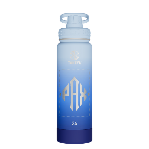 Actives Water Bottle With Spout Lid - customized