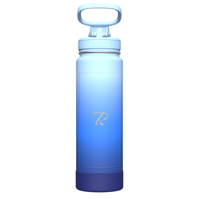 Actives Ombre Water Bottle With Spout Lid - customized