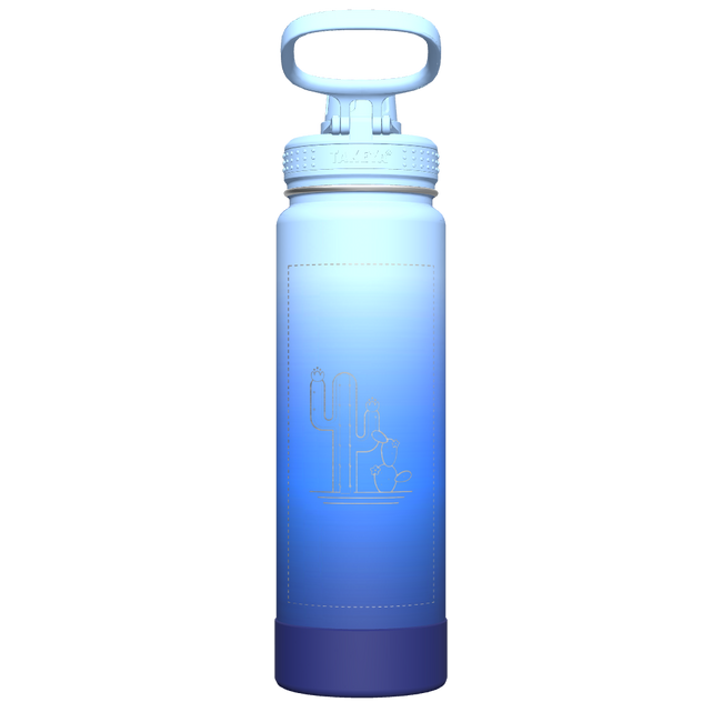 Actives Ombre Water Bottle With Spout Lid - customized