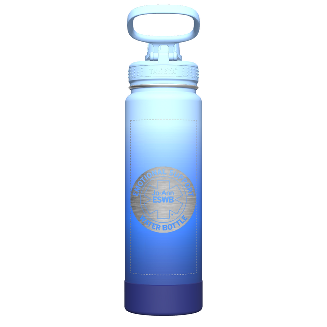 Actives Ombre Water Bottle With Spout Lid - customized