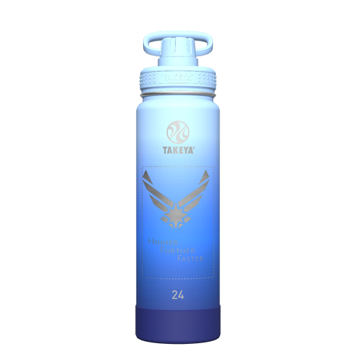 Actives Ombre Water Bottle With Spout Lid - customized