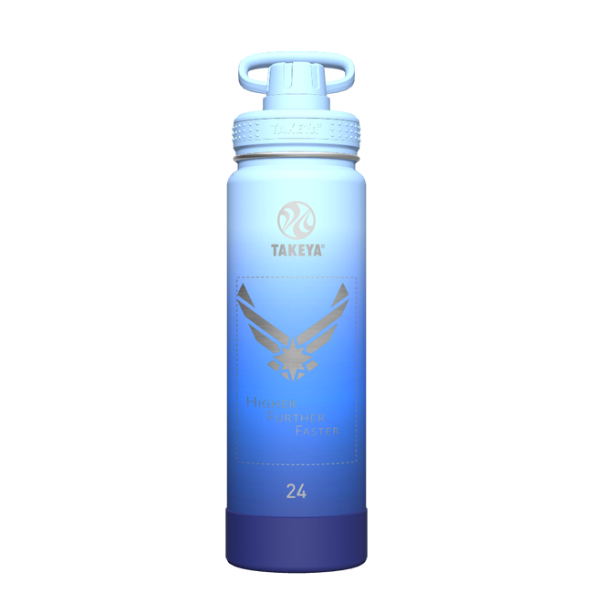 Actives Ombre Water Bottle With Spout Lid - customized