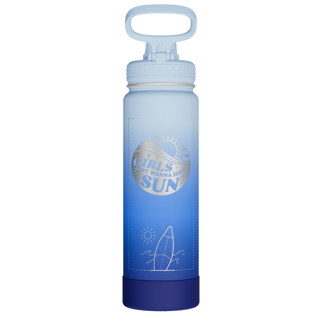 Actives Water Bottle With Spout Lid - customized