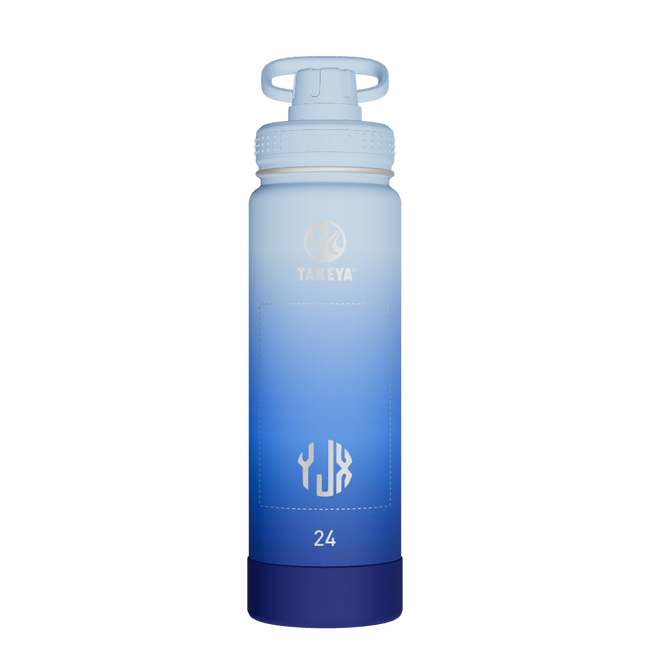 Actives Water Bottle With Spout Lid - customized