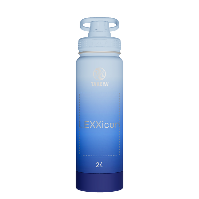 Actives Water Bottle With Spout Lid - customized