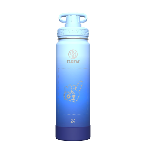 Actives Ombre Water Bottle With Spout Lid - customized