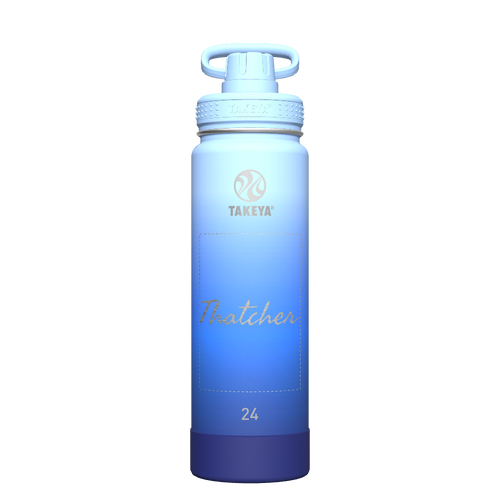 Actives Ombre Water Bottle With Spout Lid - customized