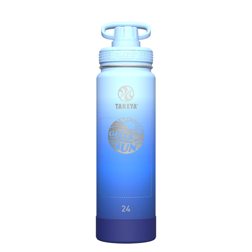 Actives Ombre Water Bottle With Spout Lid - customized