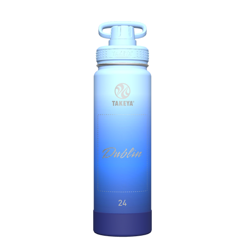 Actives Water Bottle With Spout Lid - customized