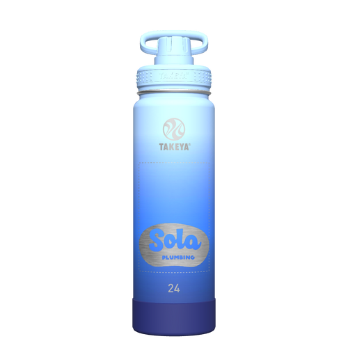 Actives Water Bottle With Spout Lid - customized
