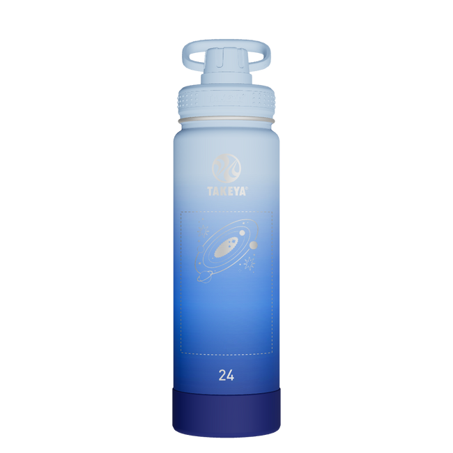 Actives Water Bottle With Spout Lid - customized