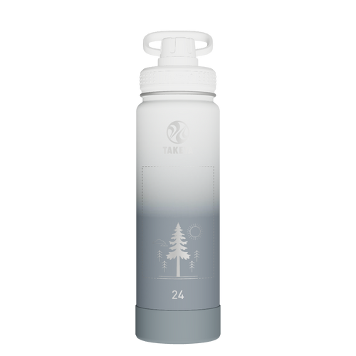 Actives Water Bottle With Spout Lid - customized