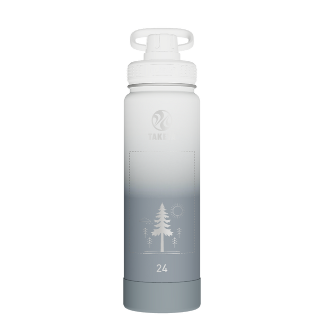 Actives Water Bottle With Spout Lid - customized