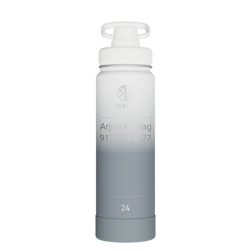 Actives Water Bottle With Spout Lid - customized