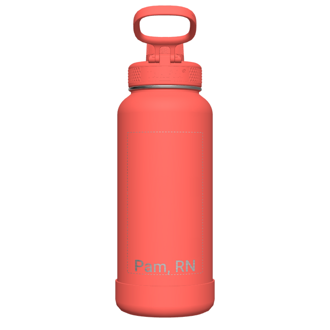 Sport Water Bottle With Spout Lid - customized