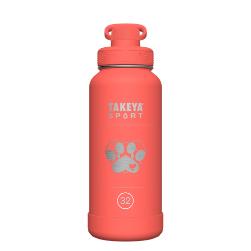 Sport Water Bottle With Spout Lid - customized
