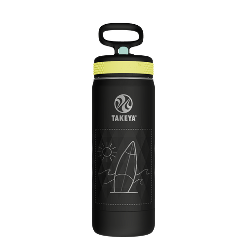 Kids Sport Water Bottle With Straw Lid - customized
