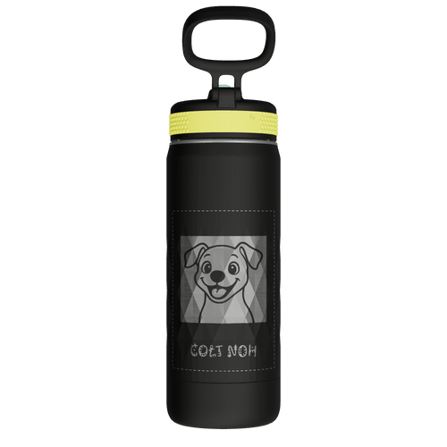 Kids Sport Water Bottle With Straw Lid - customized