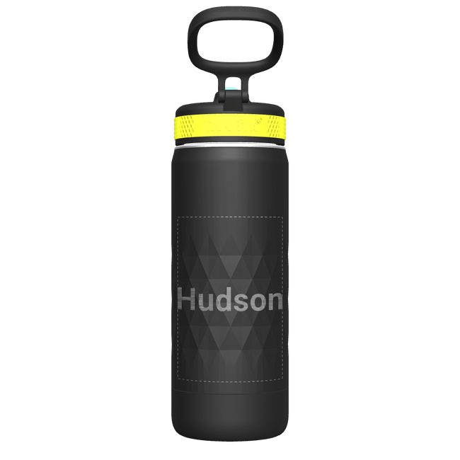 Kids Sport Water Bottle with Straw Lid - customized