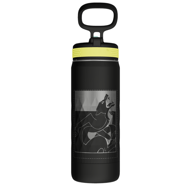 Kids Sport Water Bottle With Straw Lid - customized