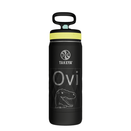 Kids Sport Water Bottle with Straw Lid - customized