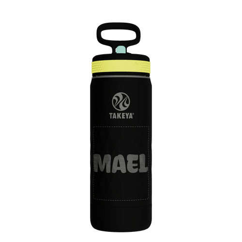 Kids Sport Water Bottle With Straw Lid - customized