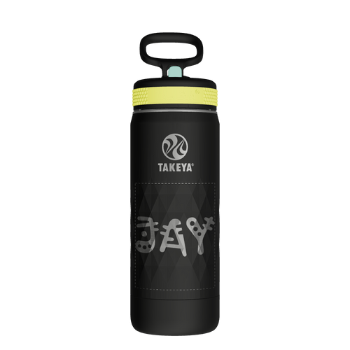 Kids Sport Water Bottle With Straw Lid - customized