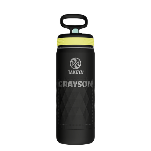 Kids Sport Water Bottle With Straw Lid - customized