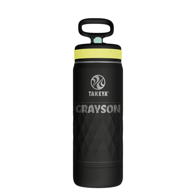 Kids Sport Water Bottle With Straw Lid - customized
