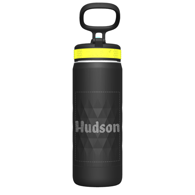Kids Sport Water Bottle with Straw Lid - customized
