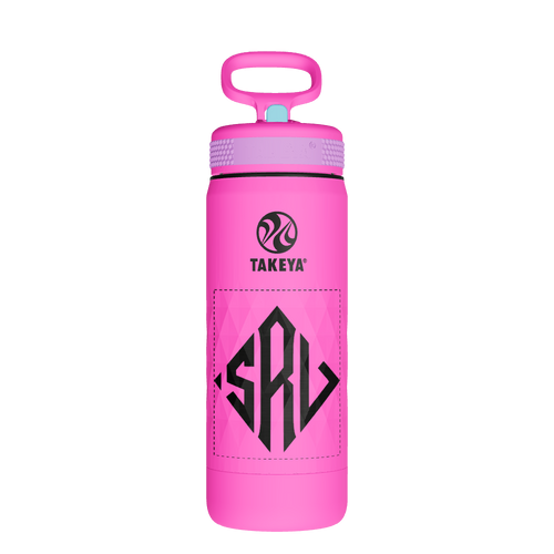 Kids Sport Water Bottle with Straw Lid - customized