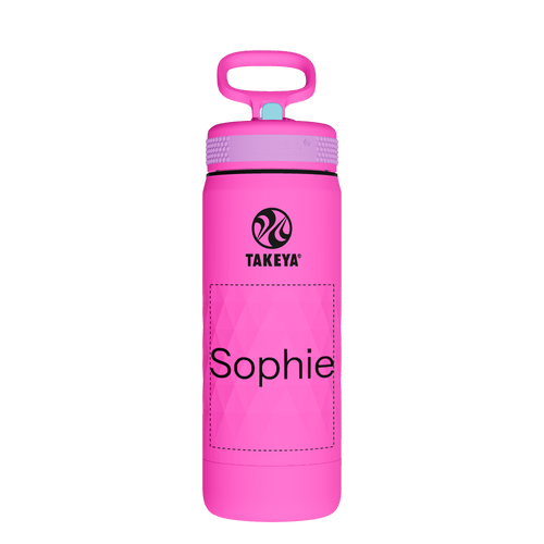 Kids Sport Water Bottle With Straw Lid - customized