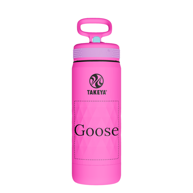 Kids Sport Water Bottle With Straw Lid - customized