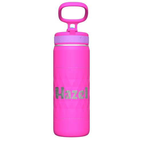 Kids Sport Water Bottle with Straw Lid - customized
