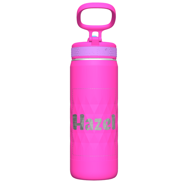 Kids Sport Water Bottle with Straw Lid - customized
