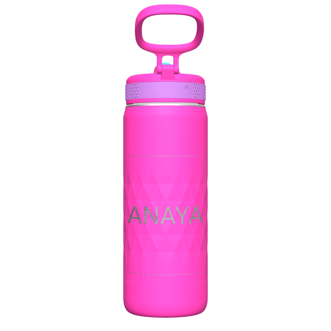 Kids Sport Water Bottle with Straw Lid - customized
