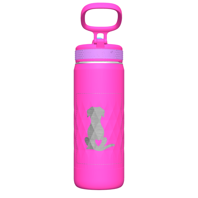 Kids Sport Water Bottle with Straw Lid - customized