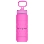 Kids Sport Water Bottle with Straw Lid - customized