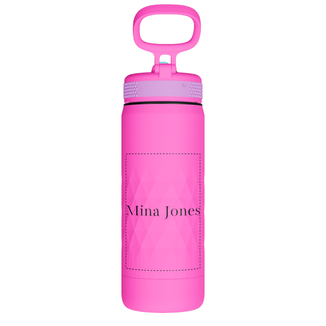 Kids Sport Water Bottle with Straw Lid - customized