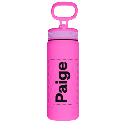 Kids Sport Water Bottle With Straw Lid - customized