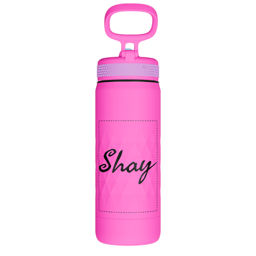 Kids Sport Water Bottle With Straw Lid - customized