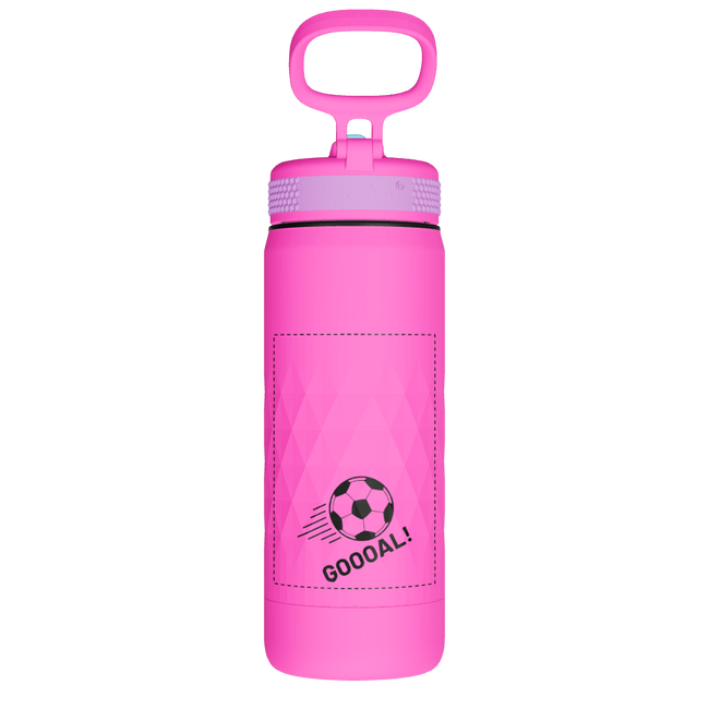 Kids Sport Water Bottle With Straw Lid - customized