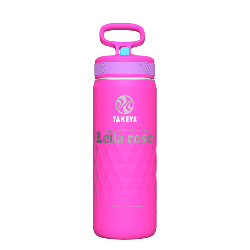 Kids Sport Water Bottle with Straw Lid - customized