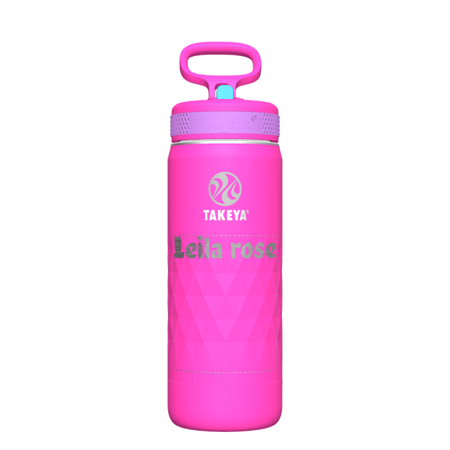 Kids Sport Water Bottle with Straw Lid - customized