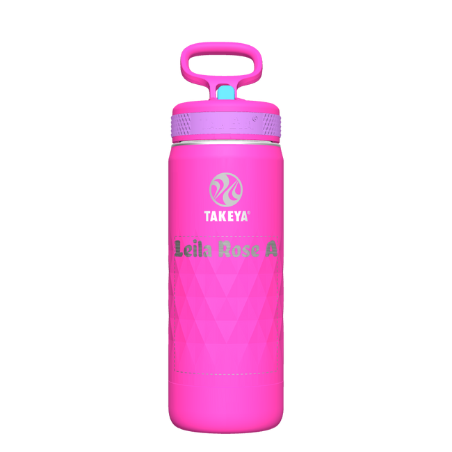 Kids Sport Water Bottle with Straw Lid - customized